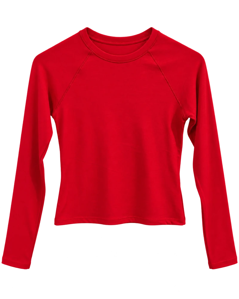 Modal Reglan Kol Body — Kırmızı