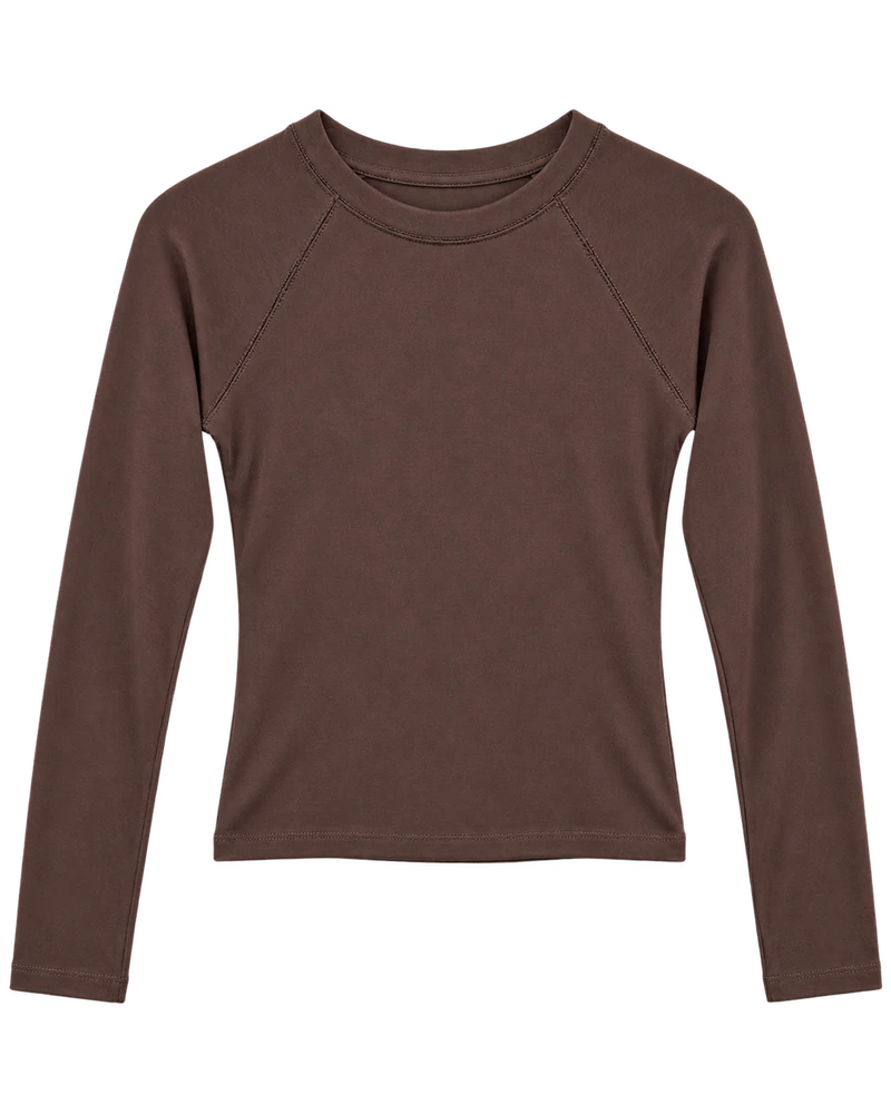 Modal Reglan Kol Body — Kahverengi