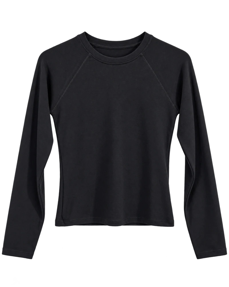 Modal Reglan Kol Body — Siyah
