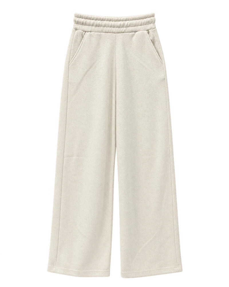 Selanik cepli bol paça pantolon — Bej