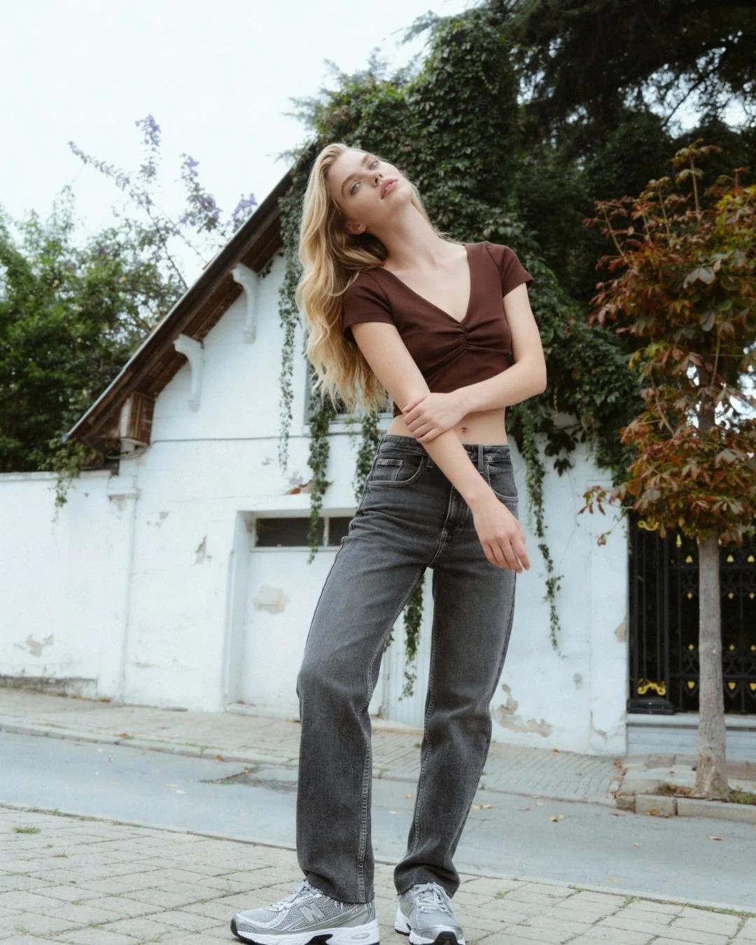 Onu buzgulu crop — model üzerinde, 4. fotoğraf