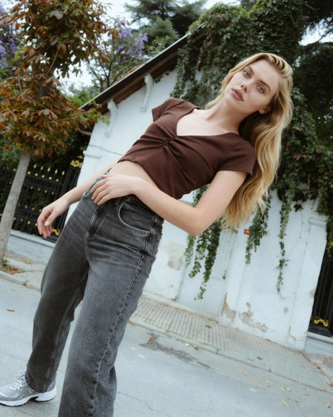 Onu buzgulu crop — model üzerinde, 5. fotoğraf
