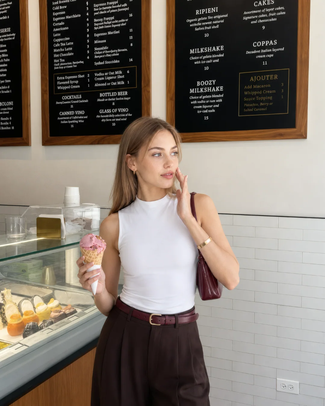 Modal Balıkçı Atlet — model üzerinde, 2. fotoğraf